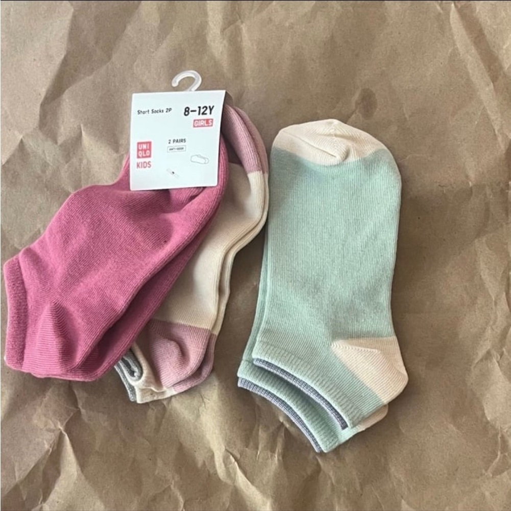 Uniqlo Kids Short Socks 3pairs Set